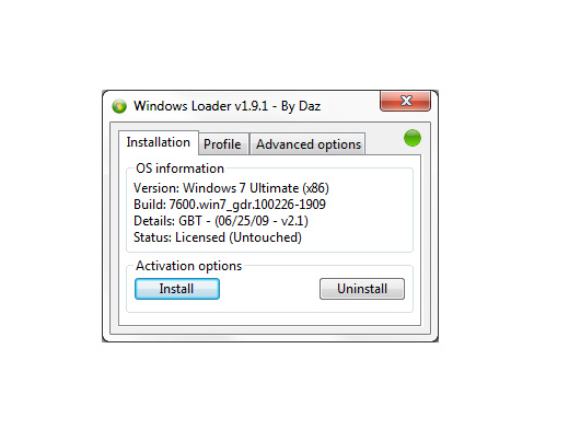 Windows 7 loader slic activation with oem crack patch download 64-bit